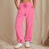 Women's Fashion Casual Solid Color Drawstring Sweatpants