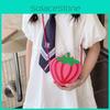 Kids Summer Strawberry Shaped Crossbody Bag With Pu Material For Toddler Outings And Daily Use