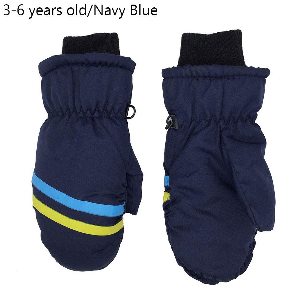 Kids Winter Must Thicken Warm Children Ski Gloves Snow Snowboard Outdoor Riding Long-sleeved Mitten