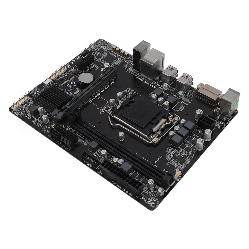 Материнская плата M ATX для настольного ПК PCI E 3.0 Разъем для ЦП LGA 1151 Двухканальная память DDR4 2133 МГц для Core I7 I5 I3 Pentium Celeron 14 нм