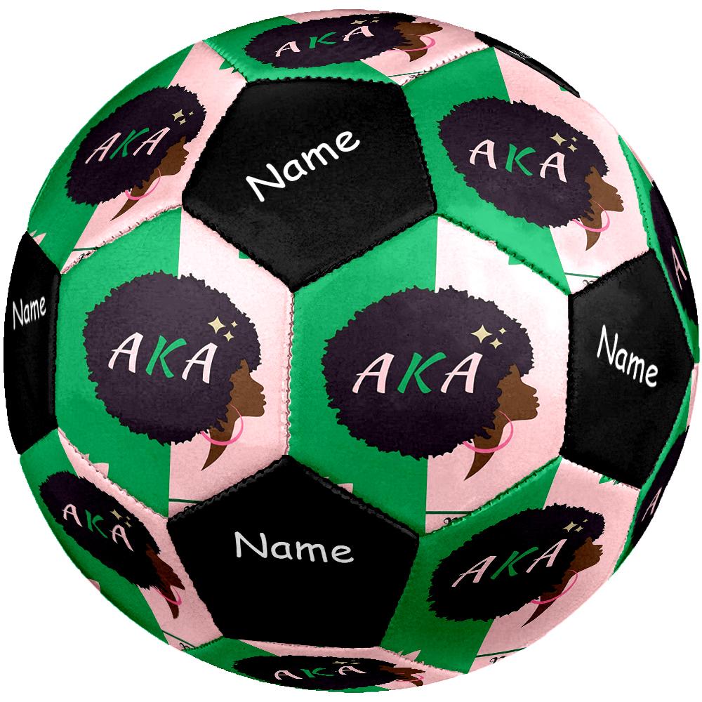 Custom Name AKA Theme Size 5 Soccer Ball, Suitable for Both Indoor and Outdoor Matches, a Gift Suitable for Everyone.