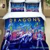 3D Печать Рок-группа Imagine Dragons Комплект Постельного Белья Спальня Мягкое Современное Покрывало Удобный Пододеяльник Чехол для Одеяла Наволочка