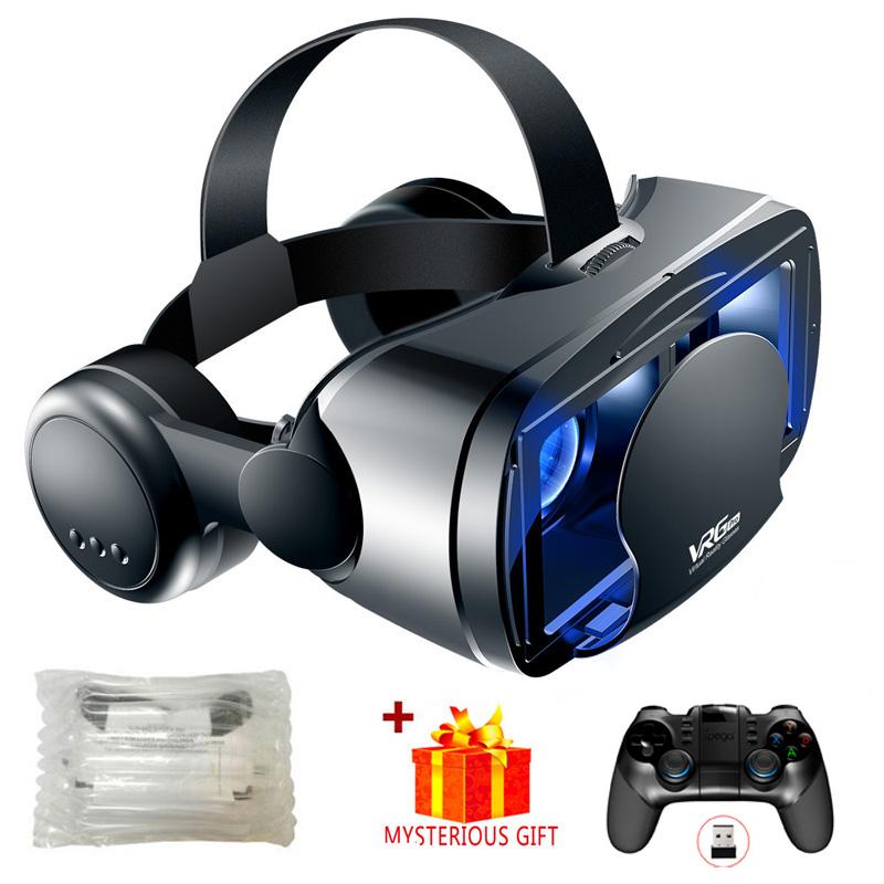 Vrg Pro Viar Vr Glasses 3d Virtual Reality Headset Helmet Goggles Device Lenses For Smartphone Phone Smart Hedset Gogle Children