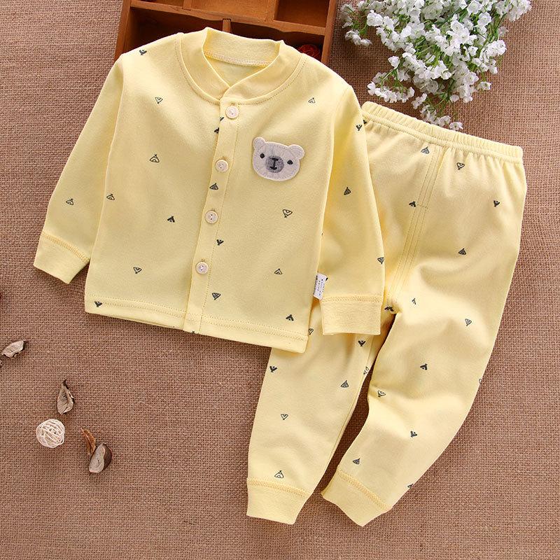 Baby Clothes Underwear Kids Tops Pants Newborn Pajama Suit Home Sets Boy Girls Warm Autumn Children's Clothing