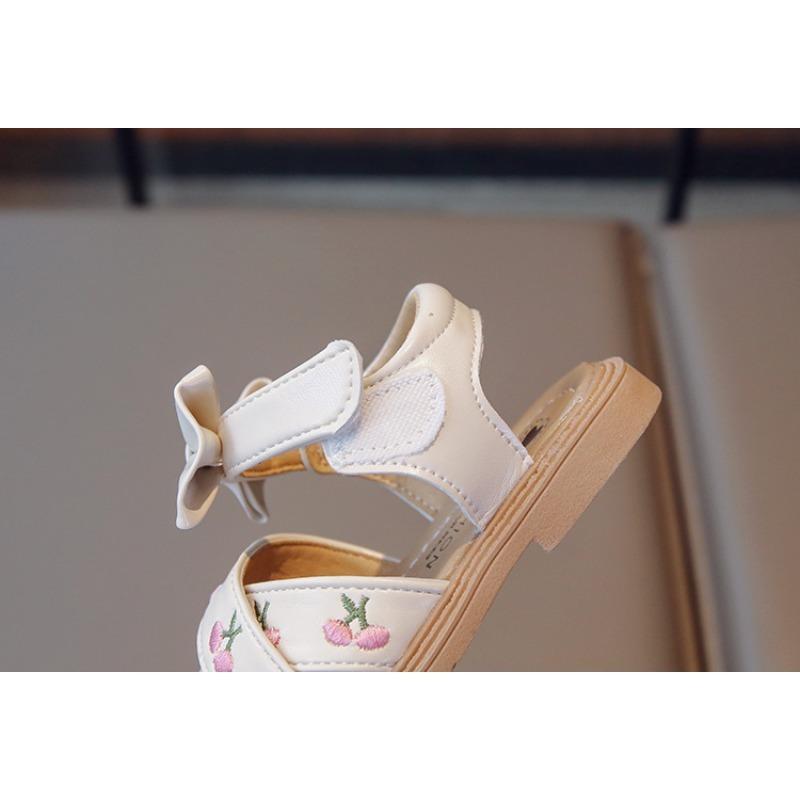 Summer Embroidered Soft Sole Princess Sandals Kids Girls Beach Shoes