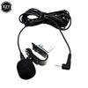 Car Radio Microphone Mic 2.5mm Mono Elbow Jack Car GPS Bluetooth-compatible Navigator Microphone External Amplifier Microphone