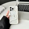 Гальванизированный полый трехмерный чехол для iPhone 16 с креативным матовым узором змеи 11, подходит для iPhone 15 Pro, противоударный