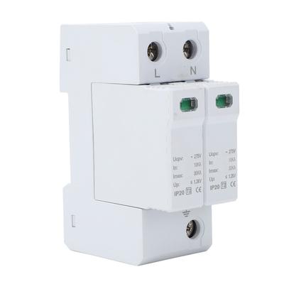Устройство защиты от импульсных перенапряжений 2P 10‑20 кА AC SPD Монтаж на DIN-рейку 35 мм Устройство защиты от импульсных перенапряжений для дома 275 В переменного тока