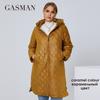 Gasman 2021 Women's Autumn Winter Jacket Fashion XL-5XL Long High Street Parka Furry Lining High Quality Brand Coat Woman 81121