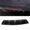 Car Universal 5 Fin Rear Bumper Lip Diffuser Splitter Canard Protector Supplies