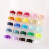 Jade Thread DIY Hand-Woven Material, 25 Colors, 0.4mm Non-Elastic Red Jewelry Cord for Pendants & Beads
