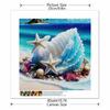 New Arrival 5D DIY Full Circle Diamond Painting "Conch" Embroidery Cross Stitch Home Decor Gift
