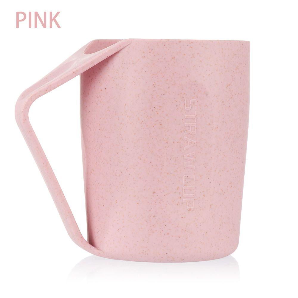Travel Toothbrush Brushing Cup Mouthwash Water Mug Wheat Straw Tumblers Mug Cup Plastic Cup
