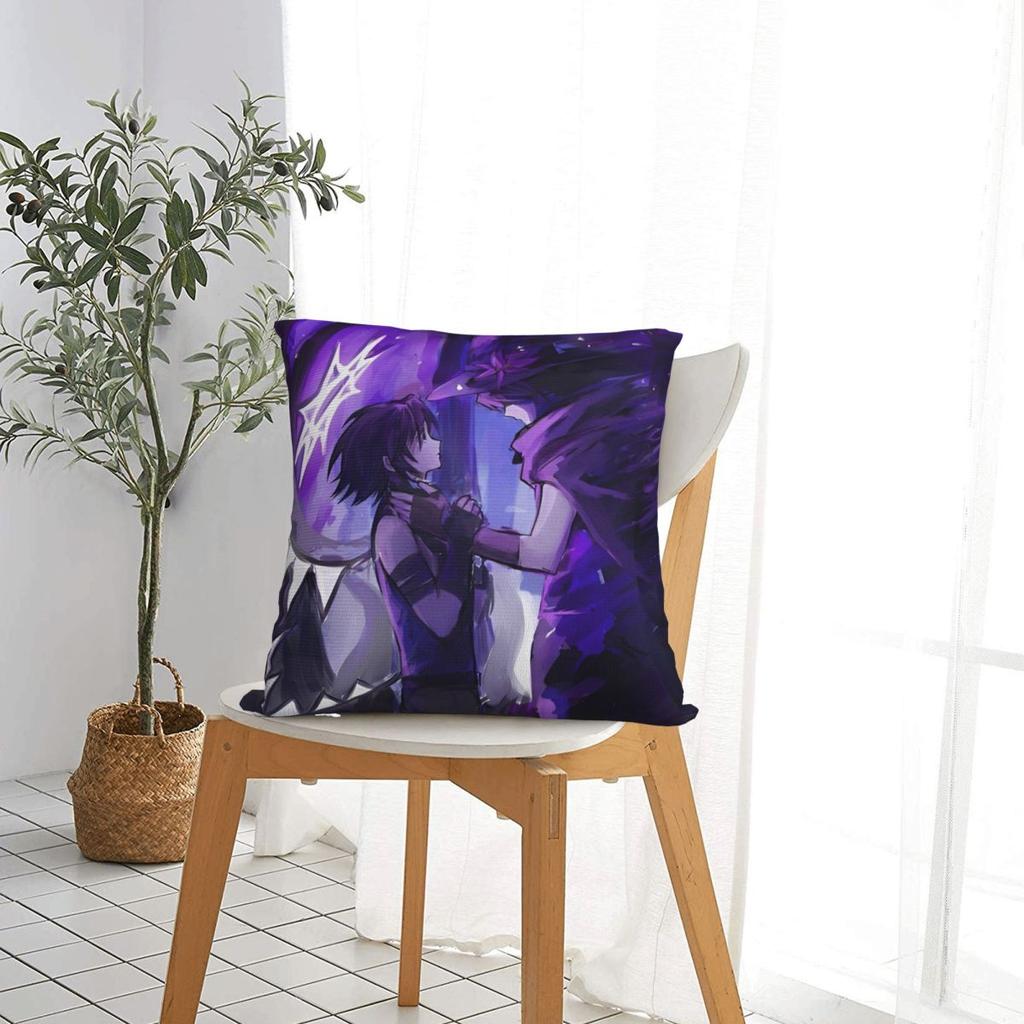 Azuretime Anime Pillow Cases Azure Two Time Game Cushion Cover Custom Polyester Decorative Pillowcase For Bed 18"