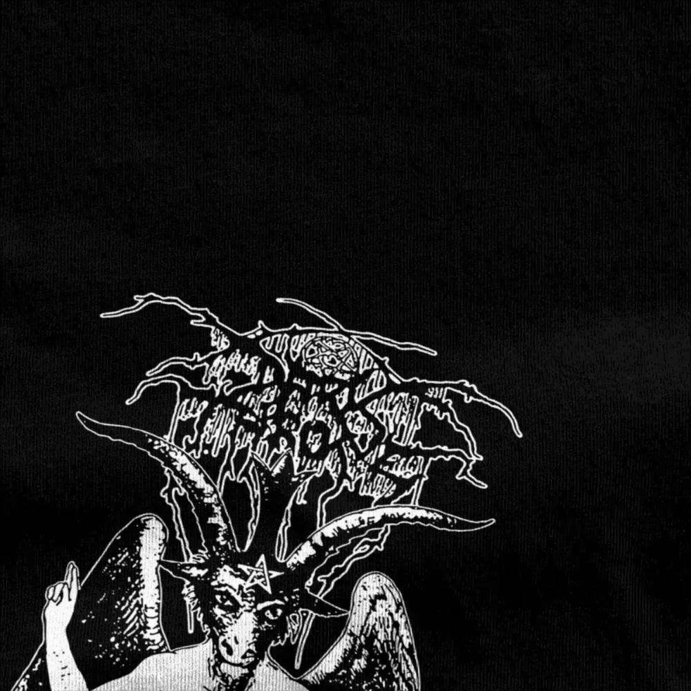 Darkthrone Band Death Metal Accessories Футболка для мужчин и женщин Винтажная футболка из чистого хлопка с круглым вырезом и коротким рукавом Одежда больших размеров