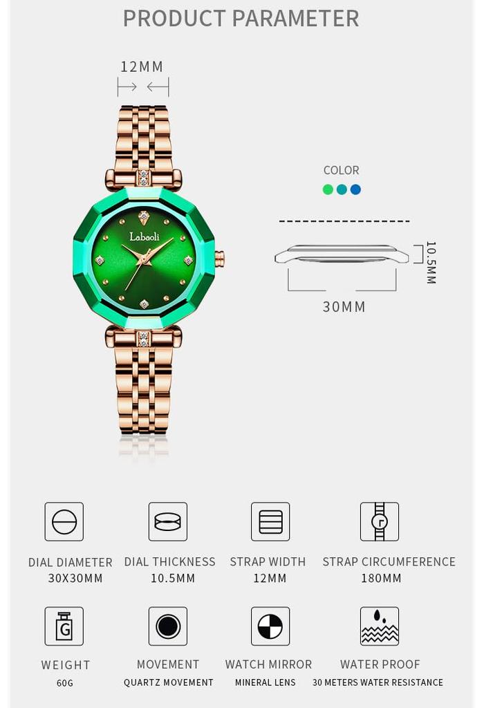 Стильные и милые кристальные наручные часы из нержавеющей стали, роскошные часы для прекрасного подарка для золота и женщин, водонепроницаемые, брендовые, ориентированные на бизнес, стальные,