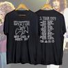 Led Zeppelin 1977 Американский тур Черная мужская футболка Унисекс Винтажная S-3XL Унисекс футболка