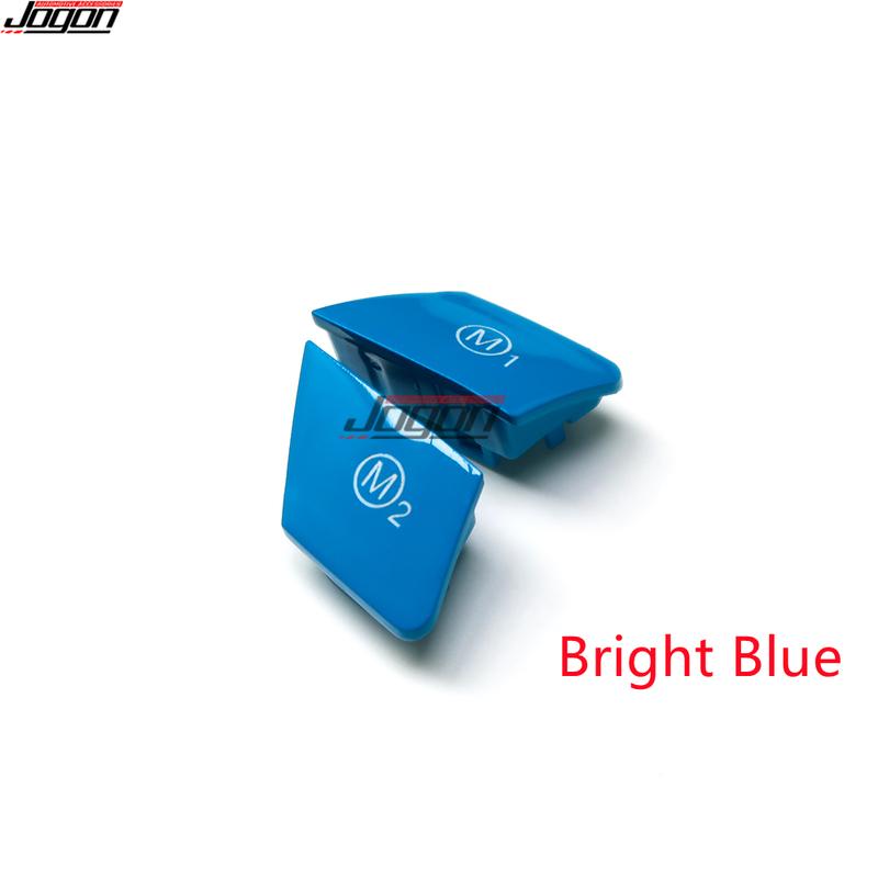 Replace Car Steering Wheel M1 M2 Button Switch Cover Trim For BMW X5 F15 X6 F16 F20 F22 F30 F10 F12 F80 F87 F82 X5M X6M