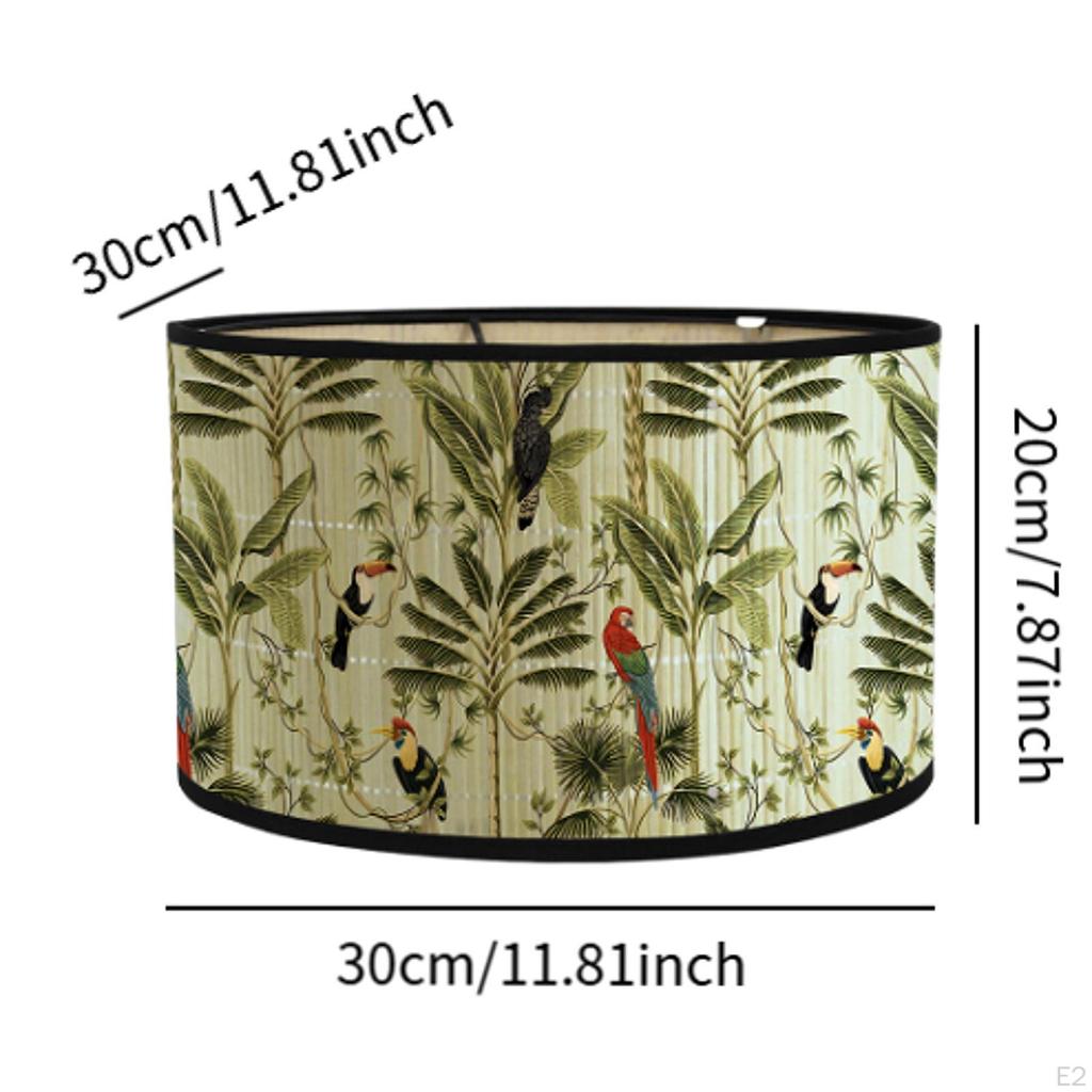 Бамбуковый абажур для потолочного светильника E27 для домашнего декора, абажур для пола, настольный светильник