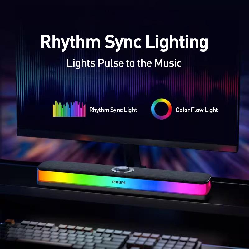 Philips Bluetooth-динамик SPA6109 со скрытым микрофоном и RGB-подсветкой