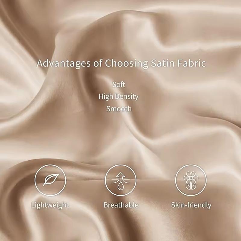 1 шт. Наволочки из шелковистого сатина Boost Beauty Sleep: Охлаждающий, Нежный к волосам и коже, Легкий в уходе