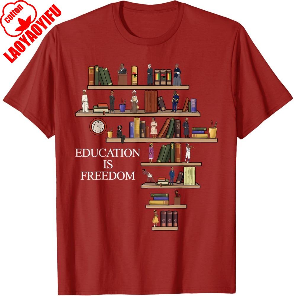 Black History Month Black Leaders African American Pride TShirt Shortsleeved Men Unisex Clothes Streetwear Summer T Shirt