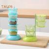 Spice Container Large Capacity Space Saving Food Grade Convenient Rotatable Vertical Spice Jar Restaurant Accessories