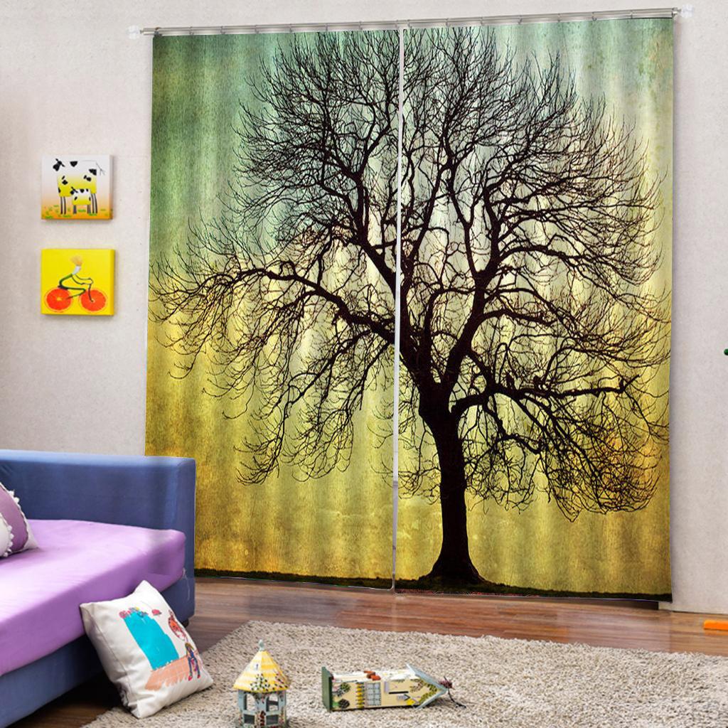 3D шторы 2 панели для декора гостиной спальни, люверс/окно, 65x59 дюймов