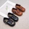Girls Small Leather Shoes 2025 Spring New Children's Single Shoes Little Girl Foreign Princess Shoes Versatile Baby Girl Single Shoes