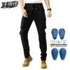 Mens Motorcycle Riding Pants Tactical Cargo Workwear Waterproof Outdoor Motorbike Protective Trousers