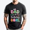 Папа именинницы Пасхальный кролик Семейные matching футболки Мужские Camisetas Футболки Смешные рубашки Хэллоуин Футболка