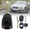 Корпус автомобильного ключа с 2 кнопками, неразрезанное лезвие, крышка брелока для SsangYong/Korando/Kyron/Actyon/Rexton