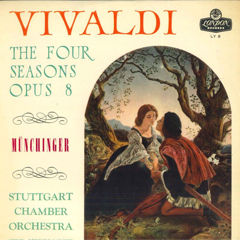 LP Record REINHOLD BARCHET KARL MUNCHINGER Vivaldi Four Seasons LY8 LONDON Japan Classical Used