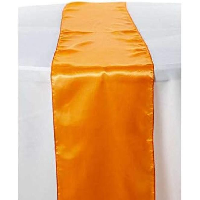 Pack of 4 Satin 12 X 108 inch Luxury Satin Table Runner, Perfect for Weddings, Holiday Dining, Banquets, Parties, & Events, Formal Dining & Home