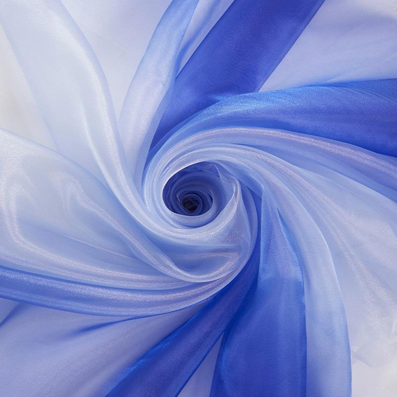 Блестящая градиентная органза, прозрачная вуаль, блестящая марлевая ткань, цветная тюль, сетчатая ткань, свадебное платье, швейные принадлежности