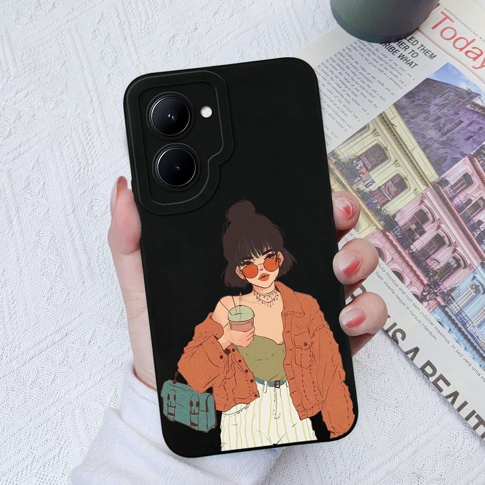 Чехол для телефона OPPO Realme C30 C31 C35 C33 C55 Realme GT Neo 5, милый модный чехол для защиты камеры для мальчиков и девочек, мягкий силиконовый чехол для Realme C11 C12, основной бампер