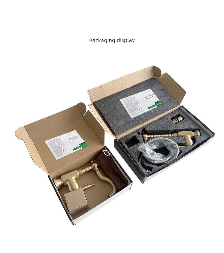 Смеситель для раковины Хром Смесители горячей и холодной воды Антикварный смеситель для раковины Краны Раковина Вращающийся на 360 градусов смеситель