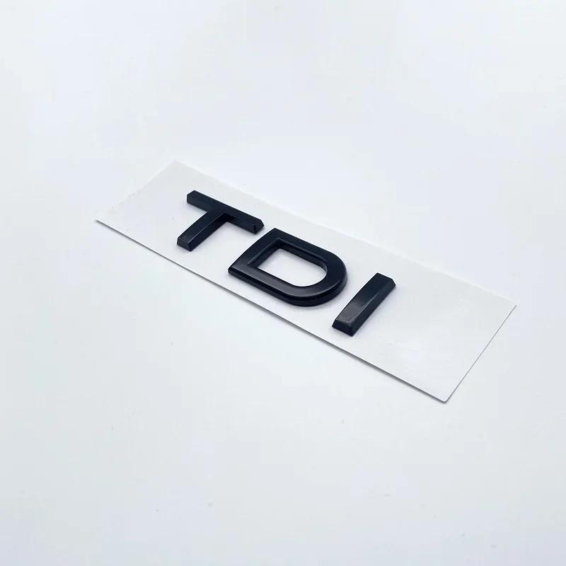 3D Хромированная Глянцевая Черная ABS TDI TFSI Наклейка-Эмблема на Заднюю Часть Автомобиля для Audi A1 A3 A4 A5 A6 A6L A7 A8 S3 S6 Q3 Q5 Q7 TT S RS