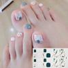 Itemshop Pedicure Sticker Summer Nail Design Paddy Sticker Self Nail Art, 2 Pieces, GroD Paddy Sticker 019
