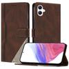 For Samsung Galaxy A06 4G Leather Case Triangle Patchwork Wallet Stand Shockproof Phone Cover