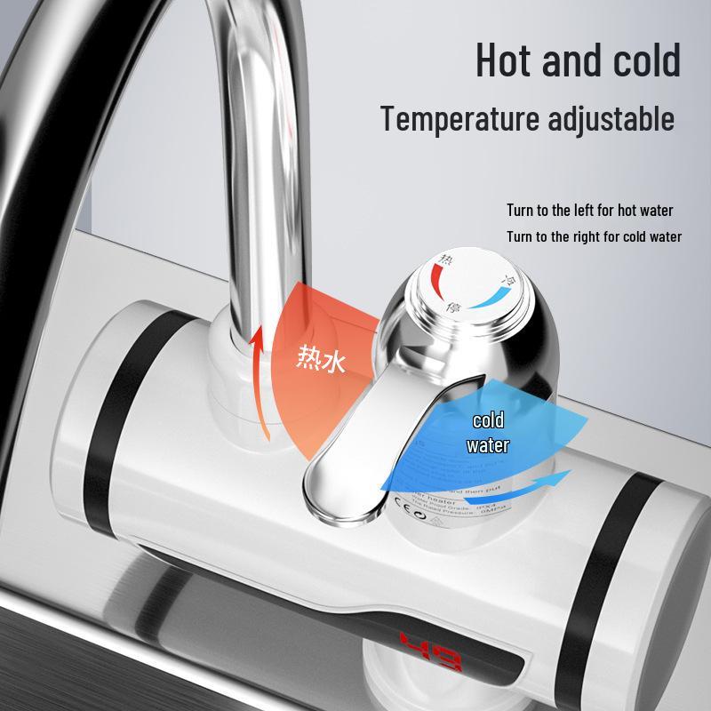 Мгновенный электрический кран для горячей воды: Кухонный и душевой смеситель быстрого нагрева двойного назначения