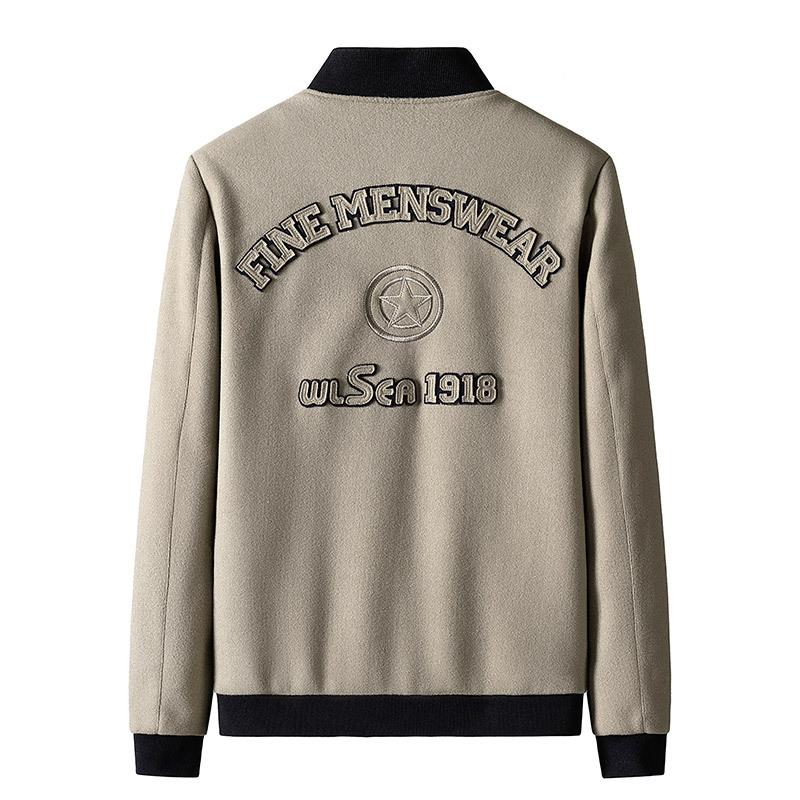 Spring and Autumn Business Casual Jacket Men's Versatile Jacket Fashion Cardigan Top Youth Men's Clothing