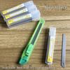 Compact Office Stationery Knife - Manual Paper Cutter for Carton Opening