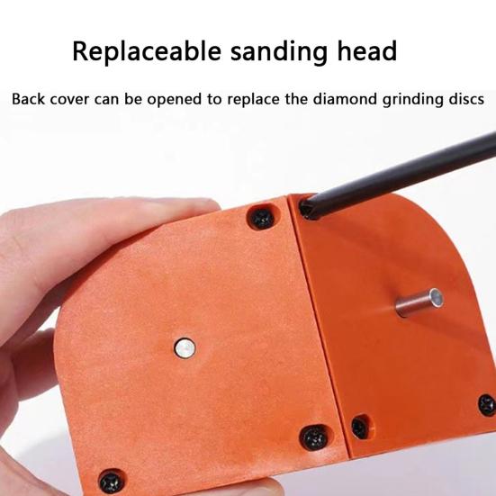 Многофункциональный инструмент для заточки сверл с 2 шлифовальными кругами, сверхмощный, универсальный, портативный, электрический инструмент для заточки сверл