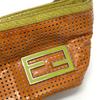 FENDI punching mini bag Shoulder Bag Orange/Green