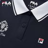 Fila Мальчишеская вязаная футболка-поло с коротким рукавом