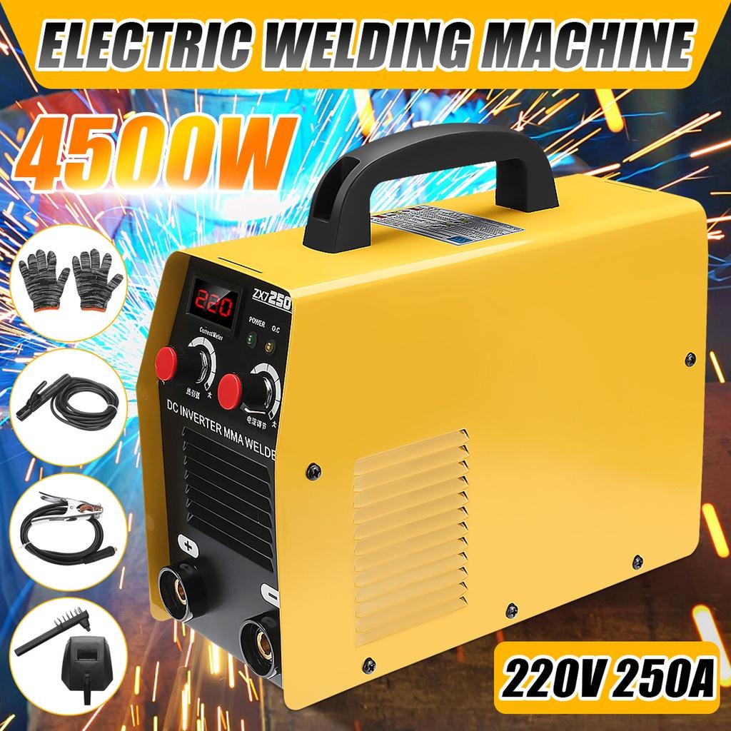 220V ZX7-250 250A IGBT Inverter Arc Mini Electric Welding Machine ARC MMA Stick Welder for DIY Welding Electric Working 4500W