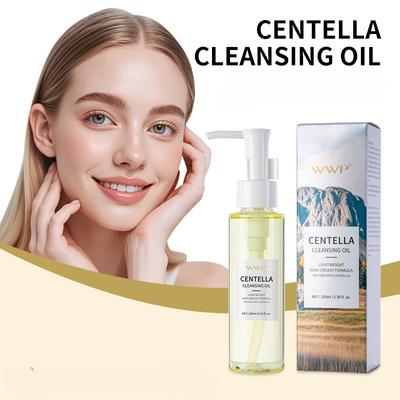 Очищающее масло Centella Asiatica 100 мл Освежающее средство для снятия макияжа 3-в-1 для глаз, губ и лица Мягкое и не вызывающее раздражения