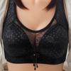 Lace Plus Size Bras Women Seamless Push Up Bra Wide Straps Underwear Mesh Breathable Soft Sexy Thin Wirel Free Large Brassiere