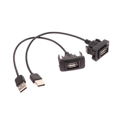 Автомобильная приборная панель с утопленным креплением USB-панель удлинитель кабеля адаптер гнездо для Vigo Rav4 Toyota Vios Levin